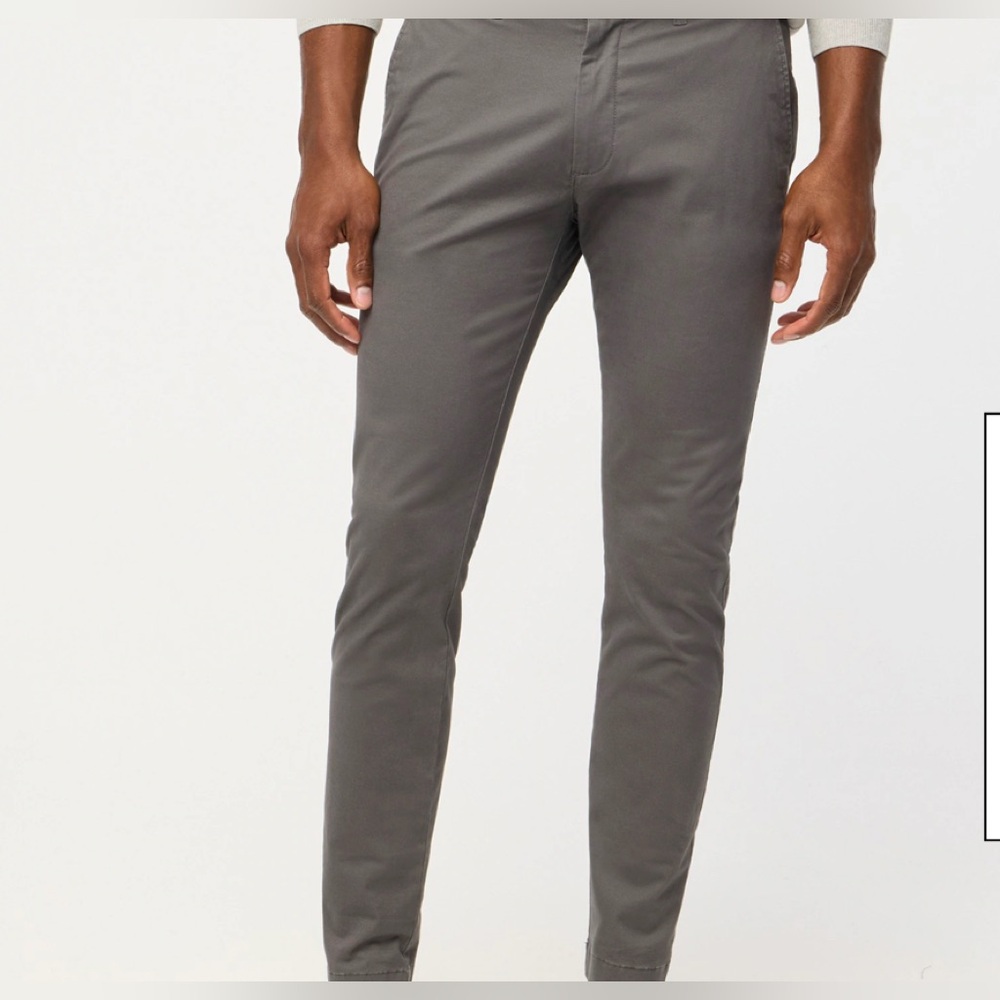 Men's Gray J Crew slim fit Pants
